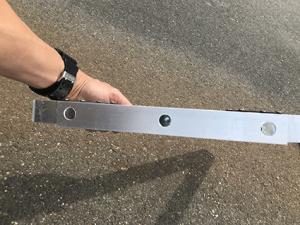 看板の補修も